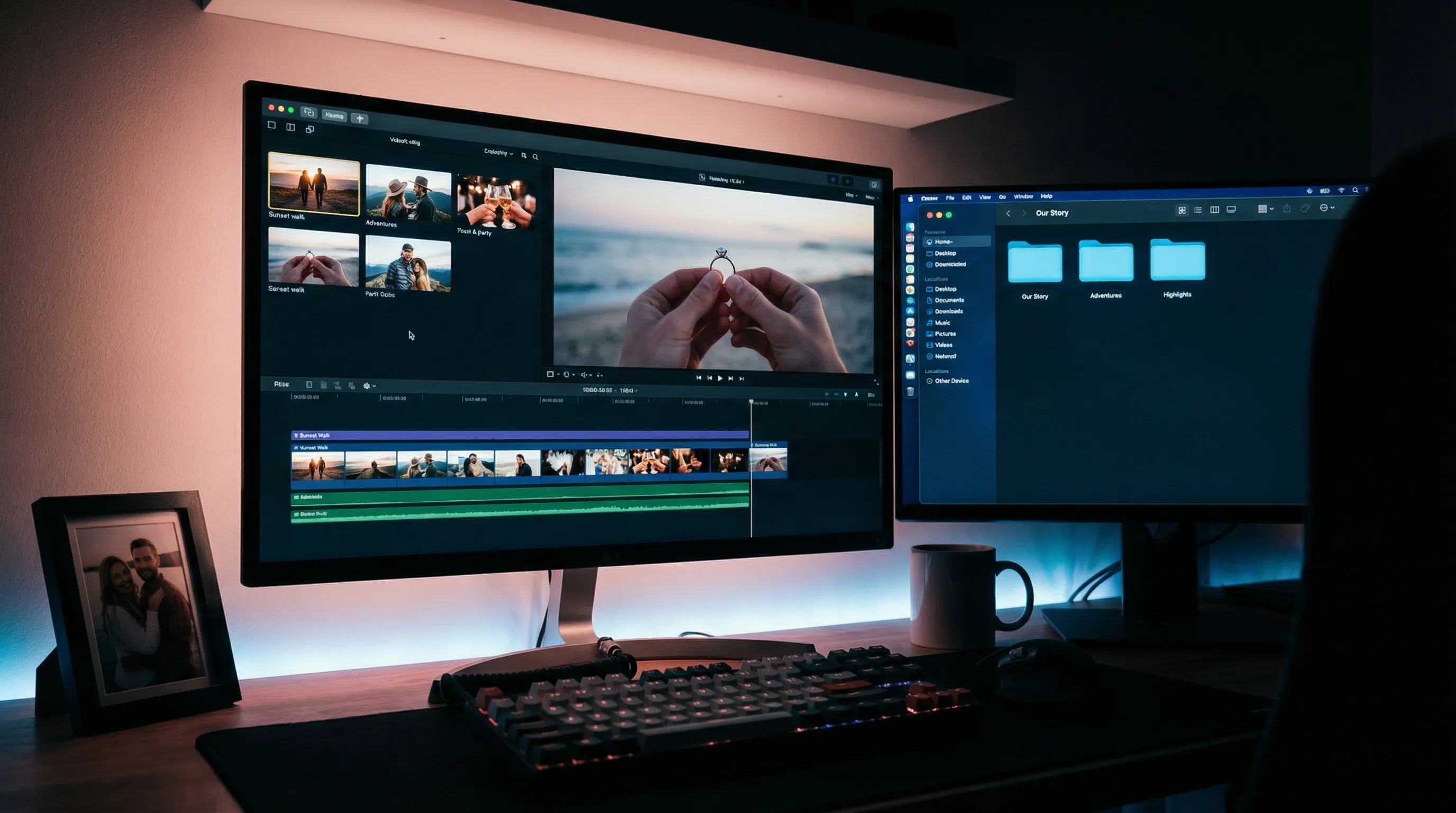 寸止挑战 情侣视频剪辑 - 甜蜜瞬间的影像记录